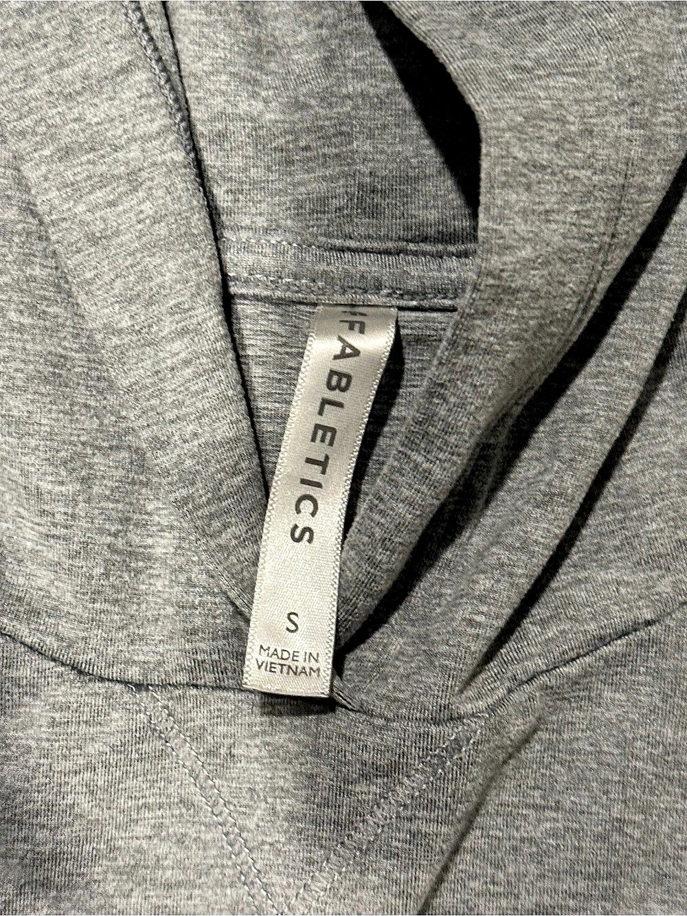 Fabletics Cloud Jersey Cropped Hoodie Jogger Set Gray Size Small - Picture 4 of 5